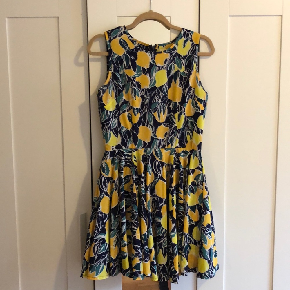 Lemon print dress